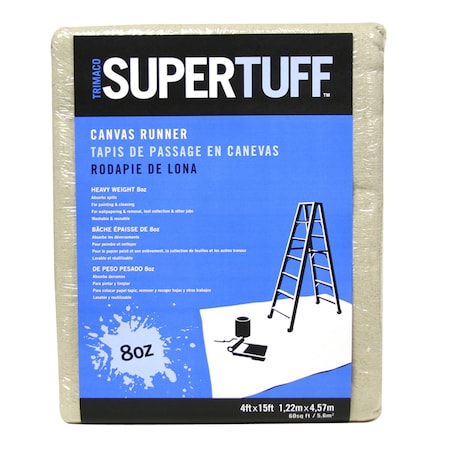 Trimaco Trimaco SuperTuff 4 ft. W X 15 ft. L 8 oz Canvas Runner 1 pk 58908